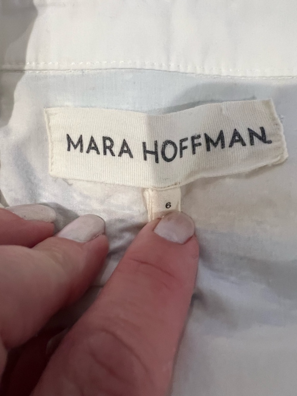 Mara Hoffman White Tie-Front Maxi Dress - Picture 9 of 10